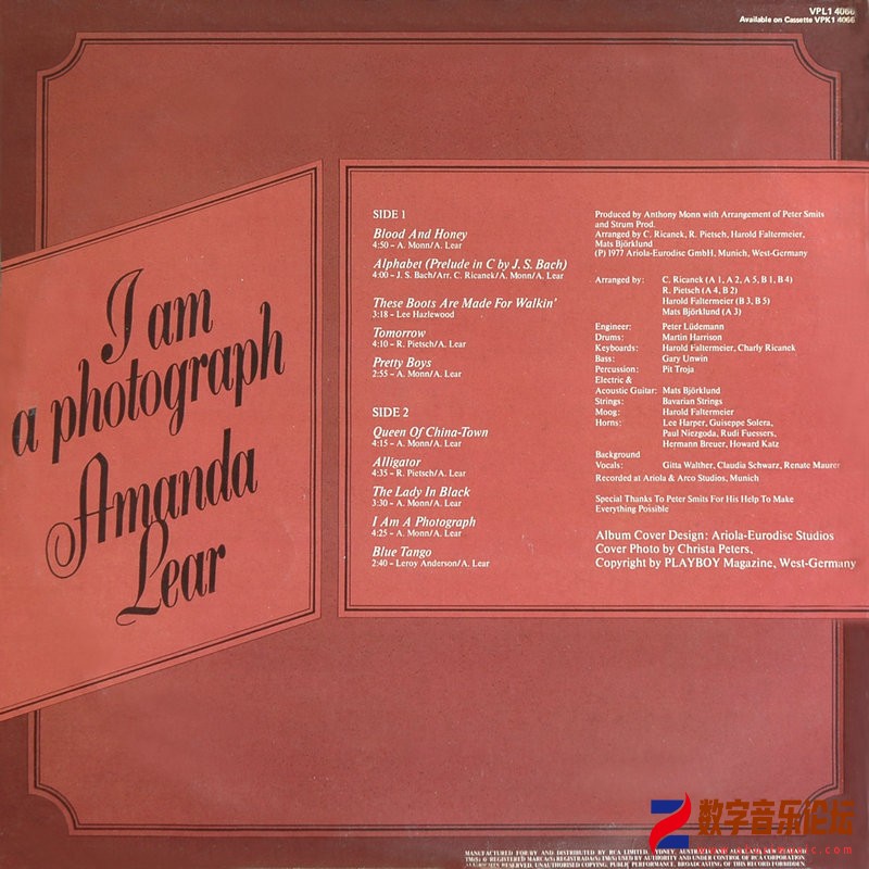 Amanda Lear - I am a photograph[B].jpg